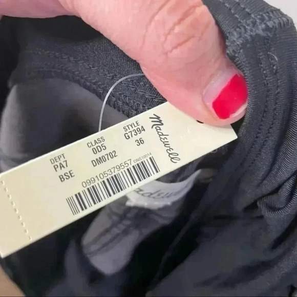 Madewell Maternity Over-the-Belly Skinny Jeans in Gray - Picture 7 of 8